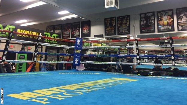 Floyd Mayweather gym in Las Vegas