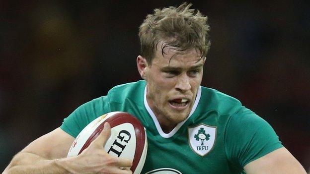 Andrew Trimble made his comeback in last weekend's game after being out since last October