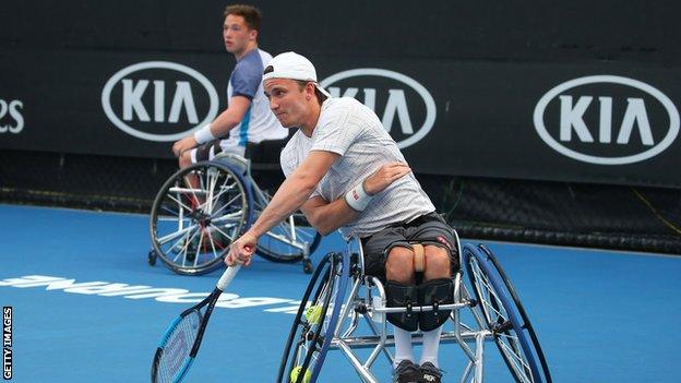 Britain's Gordon Reid and Alfie Hewett