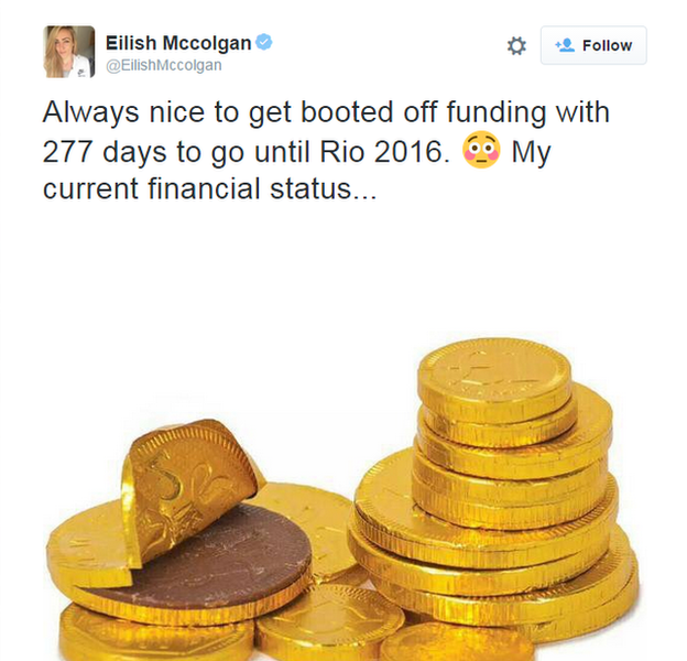 Tweet from Eilish McColgan