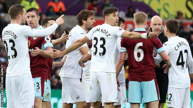 Swansea City v Burnley