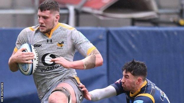 Wasps number eight Tom Willis set his side on their way to victory at Worcester with the first try of the afternoon - and his third of the season