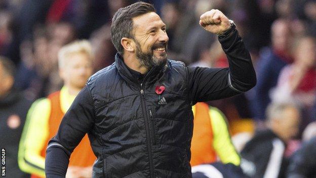 Aberdeen manager Derek McInnes