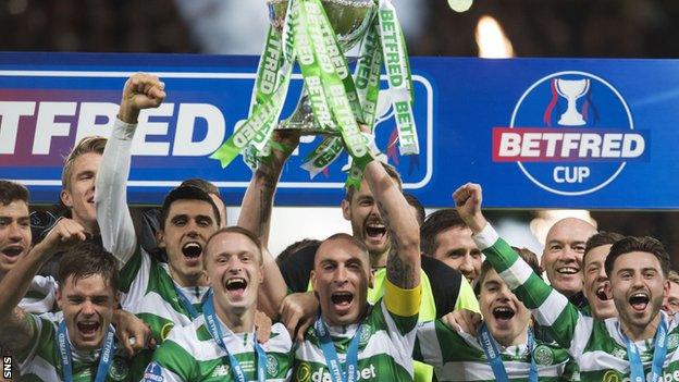 Celtic win the League Cup