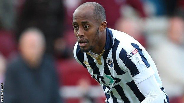 Nadjim Abdou in action for Millwall