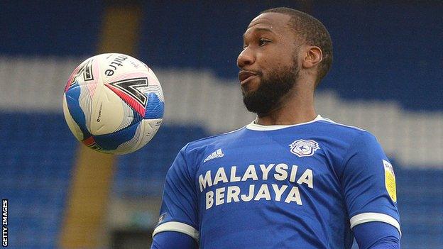 Junior Hoilett in action for Cardiff City