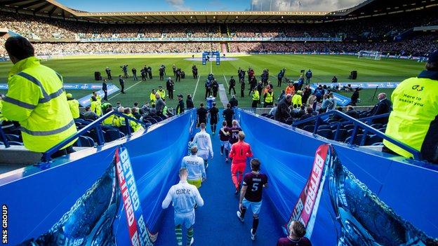 Murrayfield hosted the 2018 League Cup sem-final between Hearts and Celtic