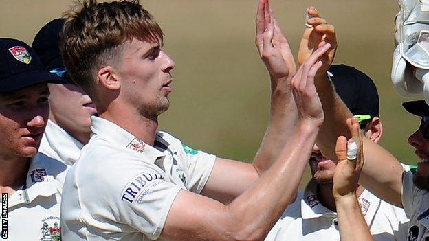 Craig Miles in action for Gloucestershire