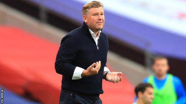 Oxford United boss Karl Robinson