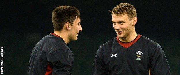 Sam Davies and Dan Biggar