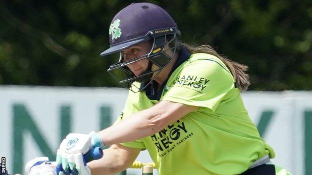 Captain Laura Delany top-scored for Ireland with 75 runs