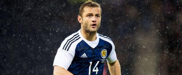 Scotland forward Shaun Maloney