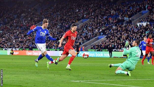 James Maddison is enjoying a real purple patch for Leicester, his goal against Watford his seventh in his past 10 matches