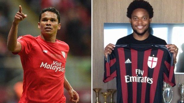 Carlos Bacca and Luiz Adriano