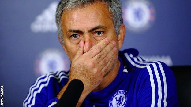 Chelsea boss Jose Mourinho