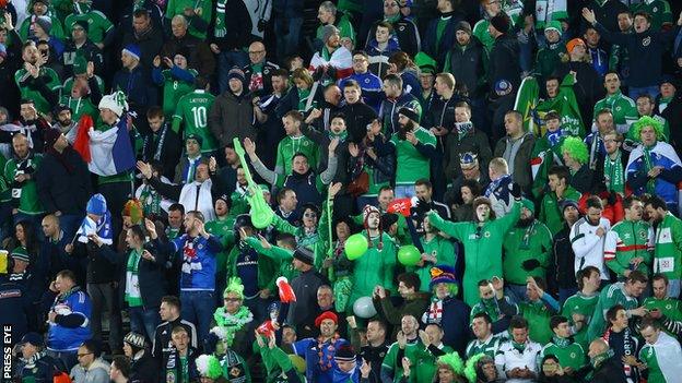 The IFA received over 50,000 ticket applications from Northern Ireland fans for Euro 2016