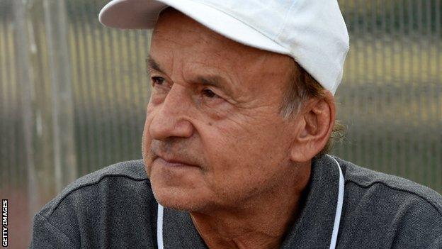 Nigeria coach Gernot Rohr