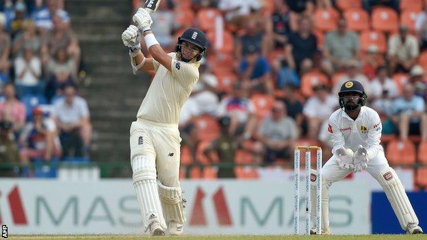 England all-rounder Sam Curran plays a shot against Sri Lanka