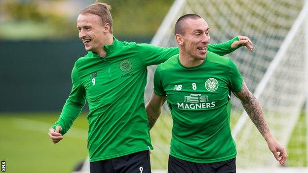 Leigh Griffiths and Scott Brown