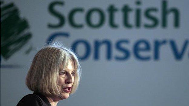 Theresa May Scottish Tories