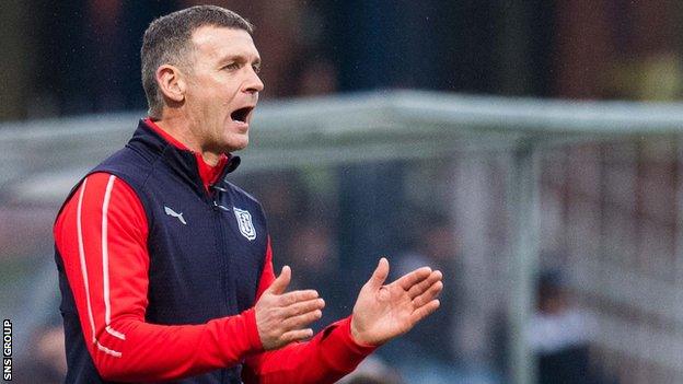 Dundee manager Jim McIntyre