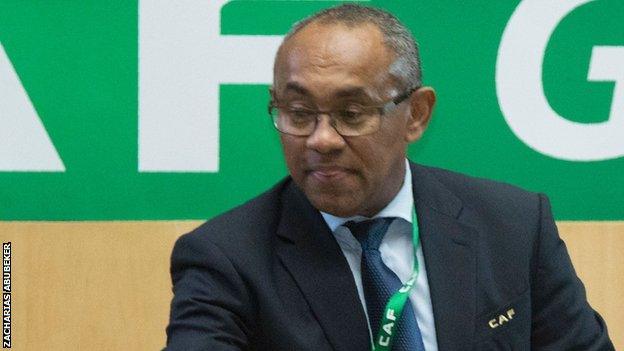 Caf president Ahmad