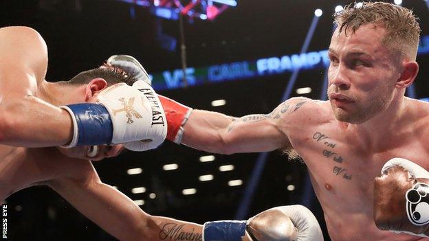 Leo Santa Cruz suffered his first defeat at the hands of Carl Frampton