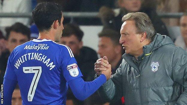 Neil Warnock (right) with Peter Whittingham