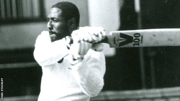 Viv Richards playing for Rishton