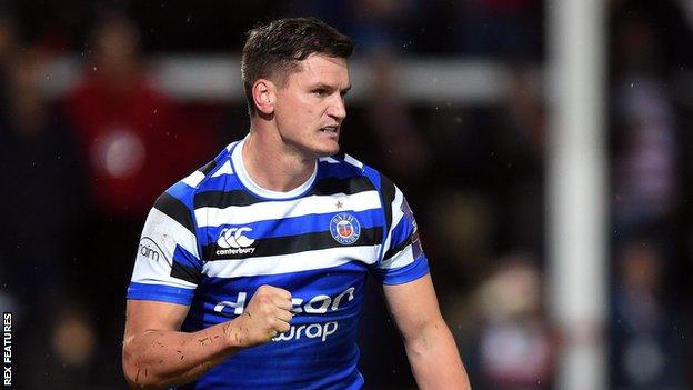 Freddie Burns in action for Bath