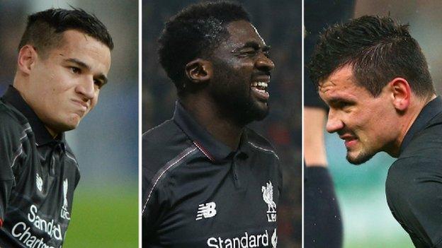 Philippe Coutinho, Kolo Toure, Dejan Lovren