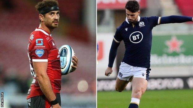 Danny Cipriani (left) leaves with immediate effect before Adam Hastings arrives in 2021