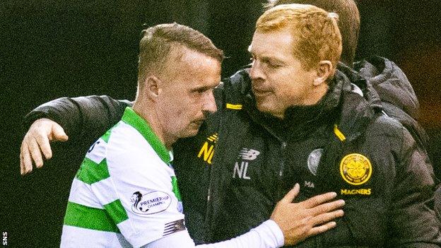 Leigh Griffiths and Neil Lennon