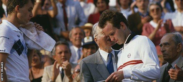 Ivan lendl and John McEnroe