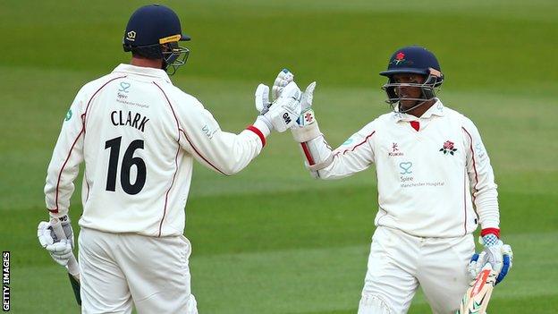 Jordan Clark and Shiv Chanderpaul