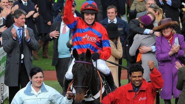 Barry Geraghty on Sprinter Sacre