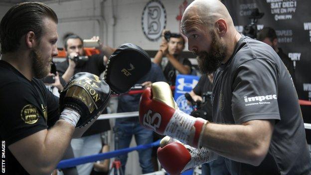 Fury has worked with trainer Ben Davison since returning to the sport