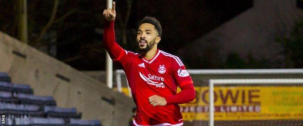 Aberdeen defender Shay Logan