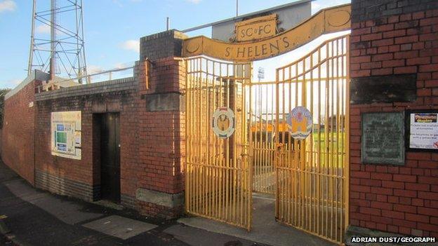 Gates to St Helen's, Swansea