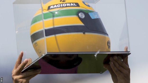 Ayrton Senna's helmet