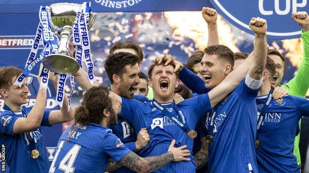 St Johnstone got their hands on both domestic cups last season