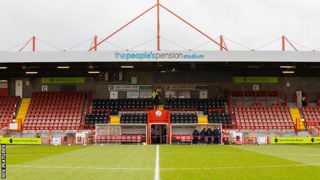 Crawley Town's People's Pension Stadium