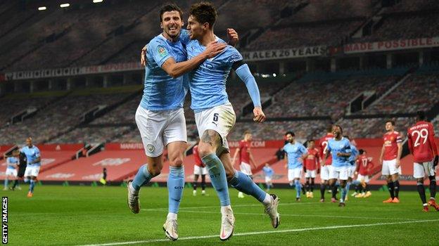 Manchester City centre-backs Ruben Dias and John Stones