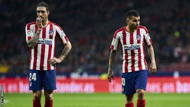 Sime Vrsaljko and Angel Correa