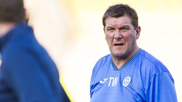 St Johnstone manager Tommy Wright feels the Armenian heat