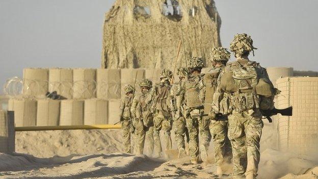 British soldiers in Helmand