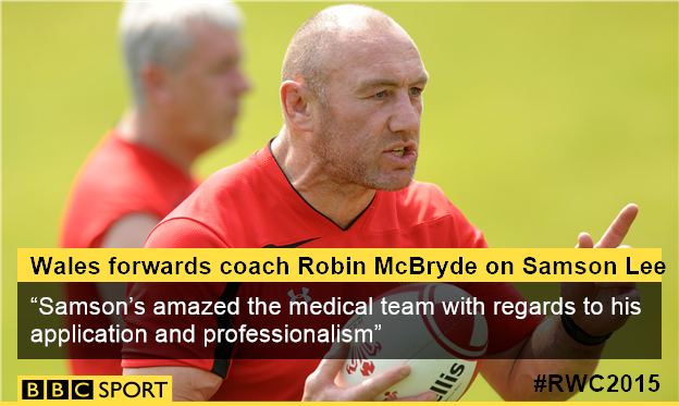 Robin McBryde on Samson Lee