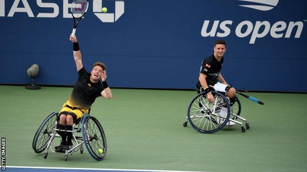 Alfie Hewett and Gordon Reid