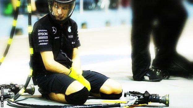 Mercedes mechanic