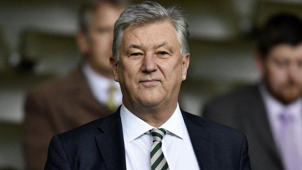 Celtic chief executive Peter Lawwell